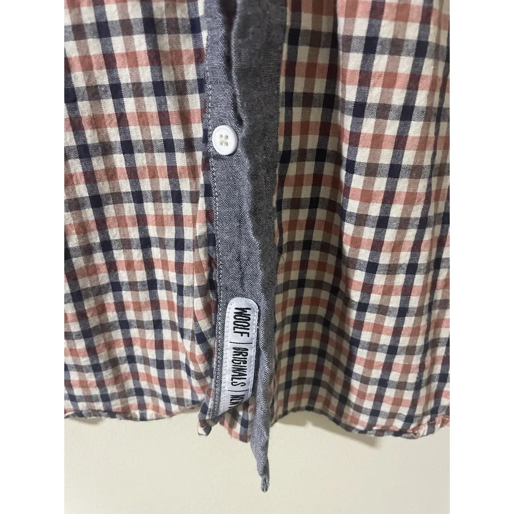 Woolf‎ Originals Plaid Button Up Rancher Farm Vest Men's L Outdoor
